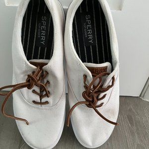 Men's Sperry Canvas Shoes Size 11